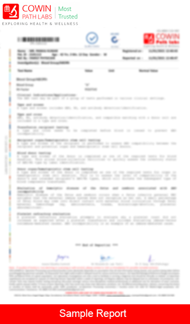 Sample Report Cowin-PathLab